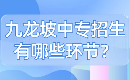 九龍坡中專招生有哪些環節？